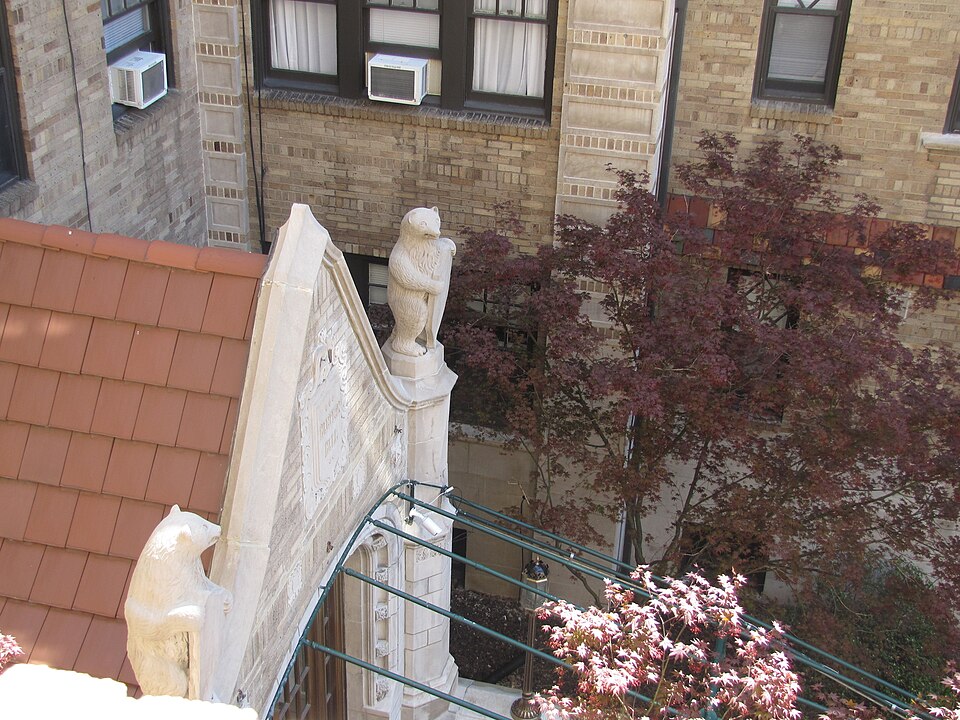 Entrance from above
