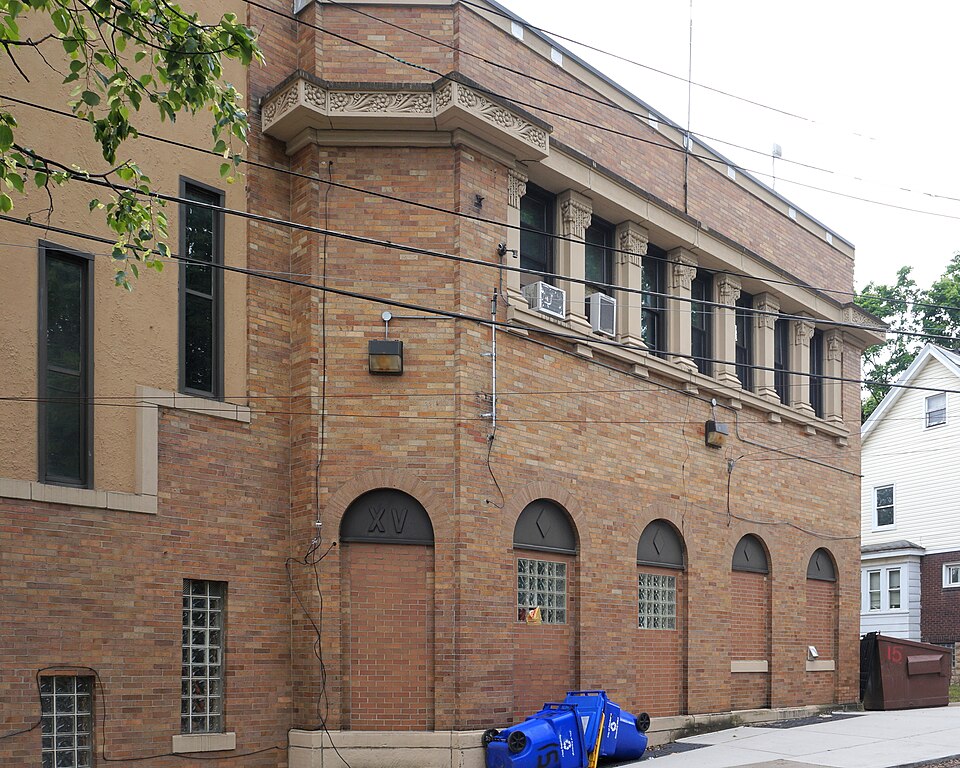 Side of the firehouse