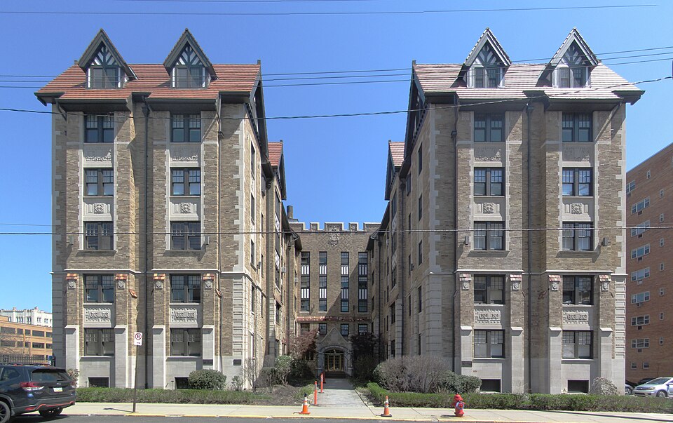 Hampton Hall, front elevation