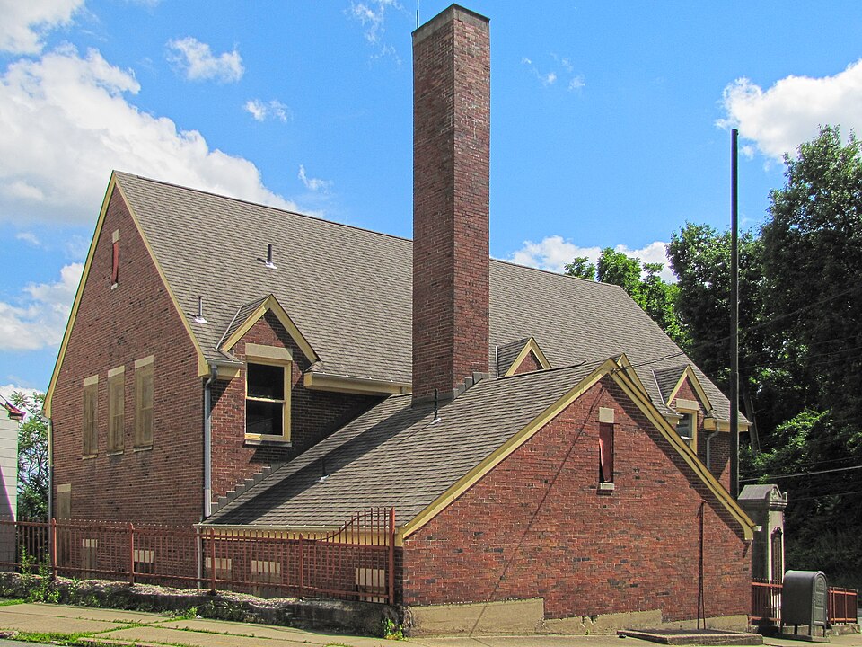 Rear of the firehouse