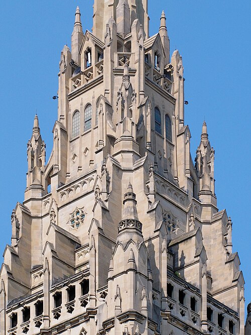 Detail of the tower