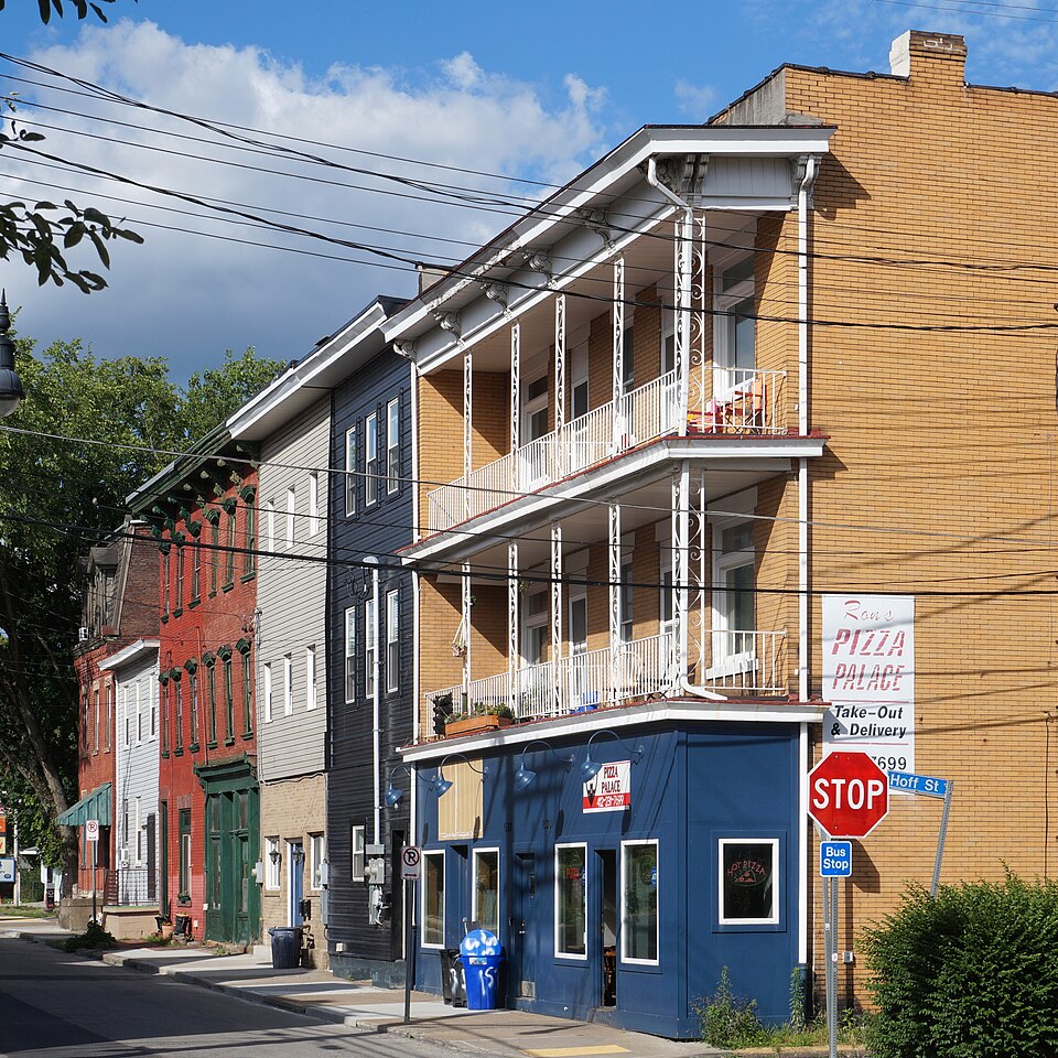 Buildings on Lowrie Street