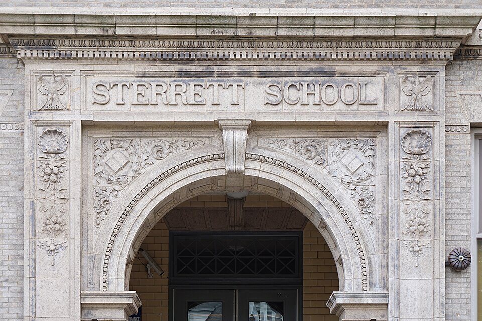 Inscription: Sterrett School