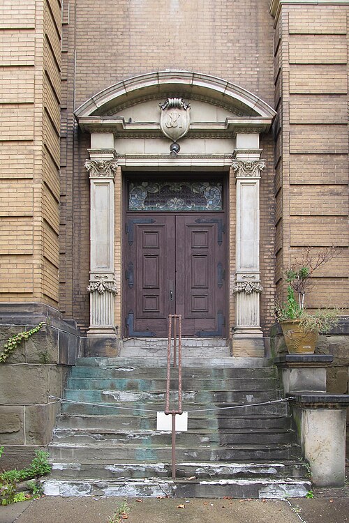 Left entrance