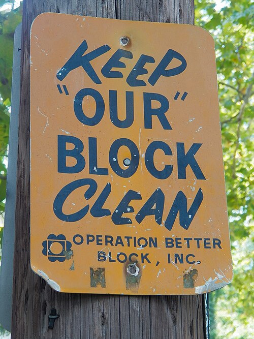 Keep “Our” Block Clean