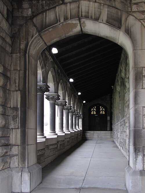 Arcaded porch
