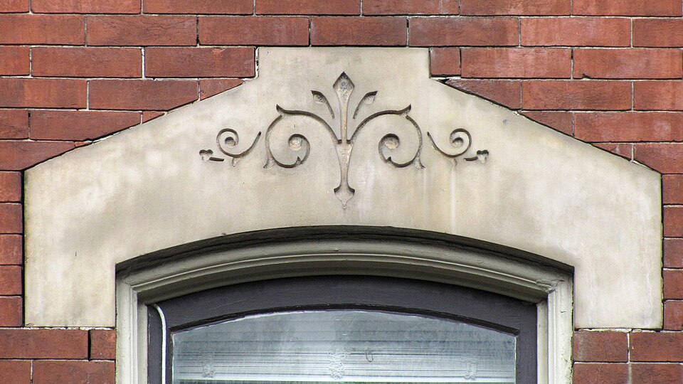 Lintel with incised decoration