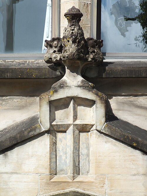 Cross ornament and finial