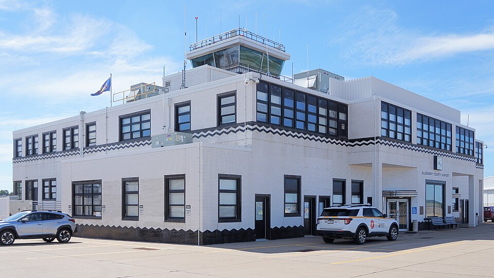 Rear of the terminal