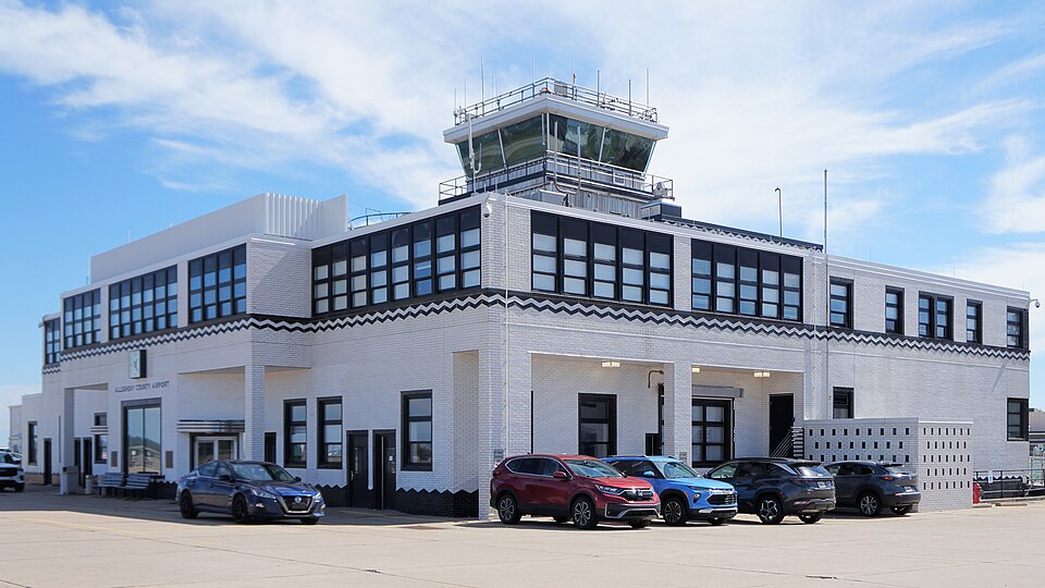 Rear of the terminal