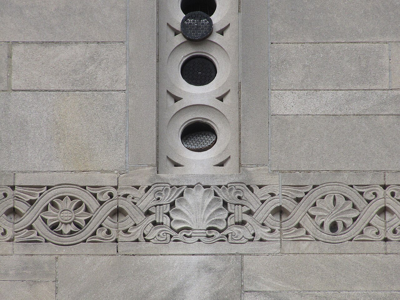 Carved frieze