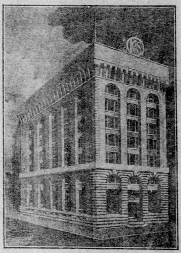Shaw’s rendering of the proposed building