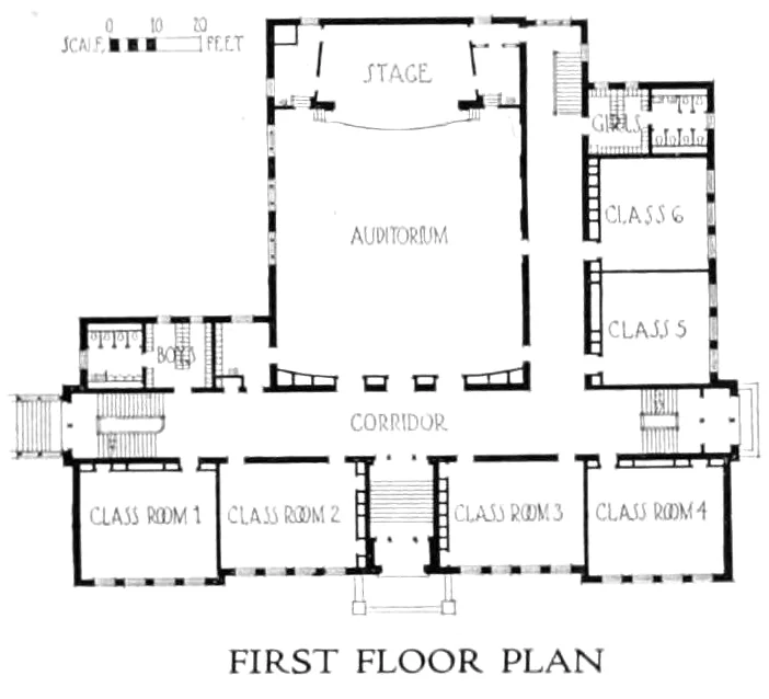 First-floor plan