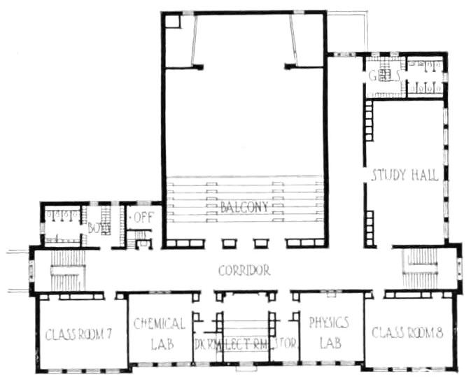 Second-floor plan