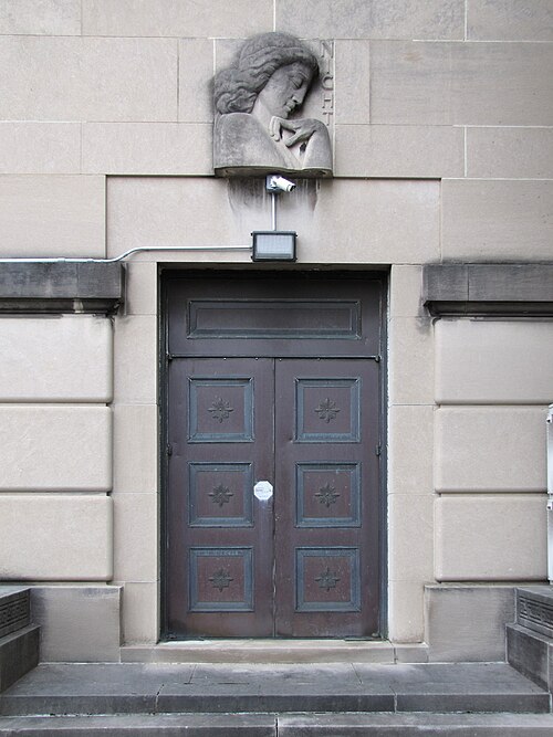Door with Night above it