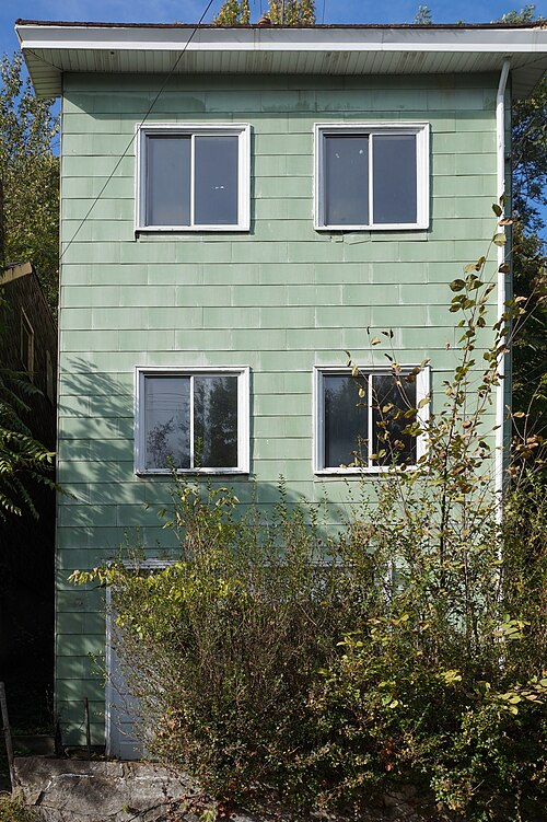 Front elevation of the house