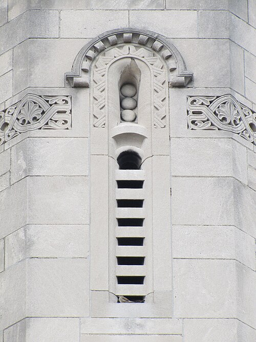 Niche on the tower
