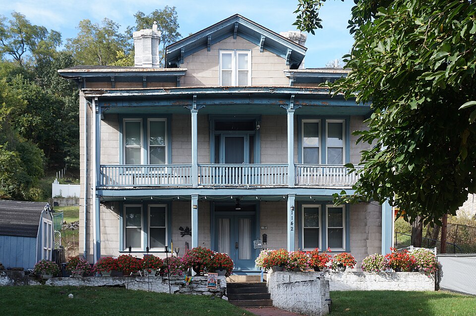 Front elevation of the house