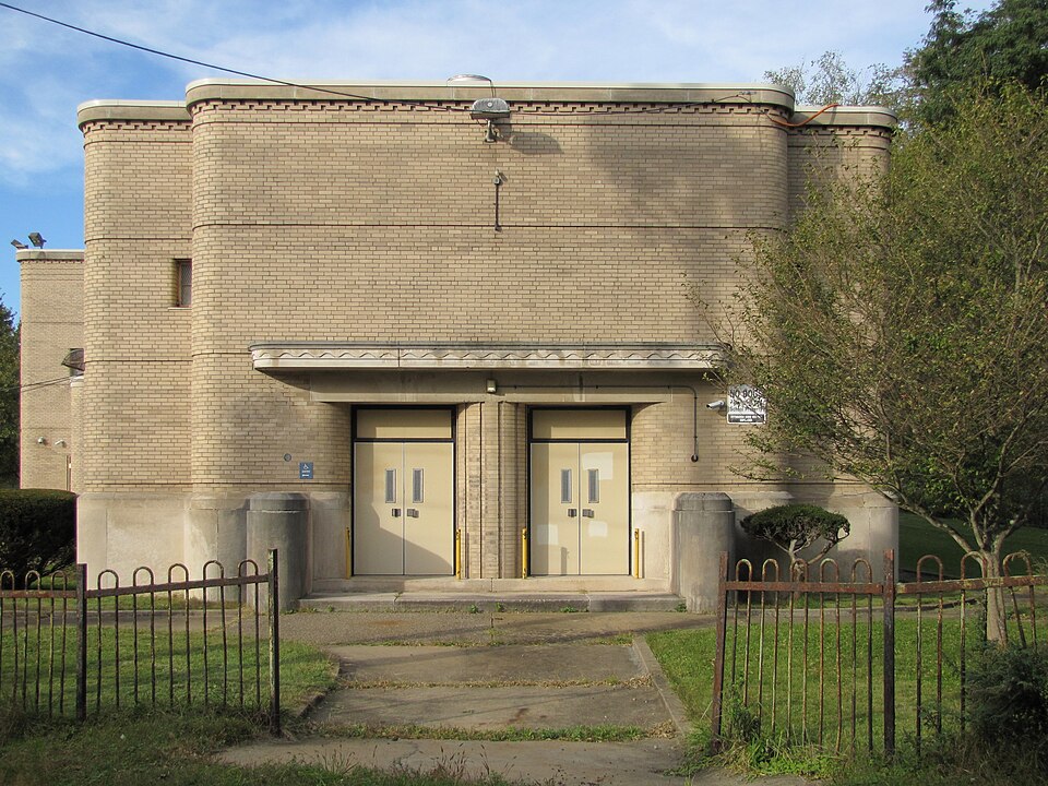 Front elevation of auditorium