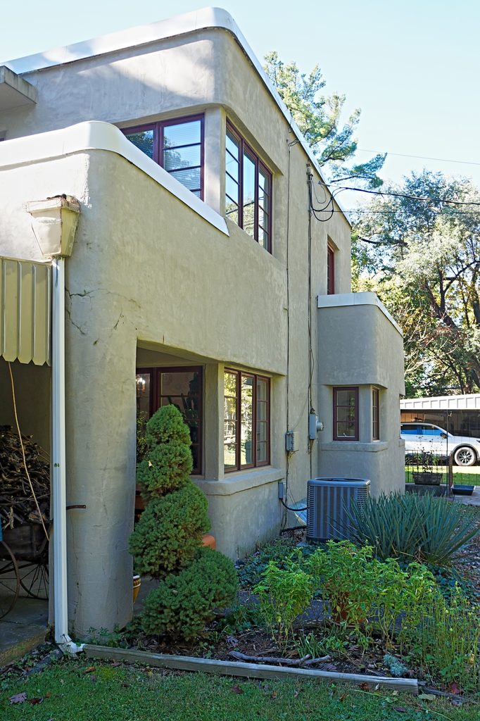 Rear of the house