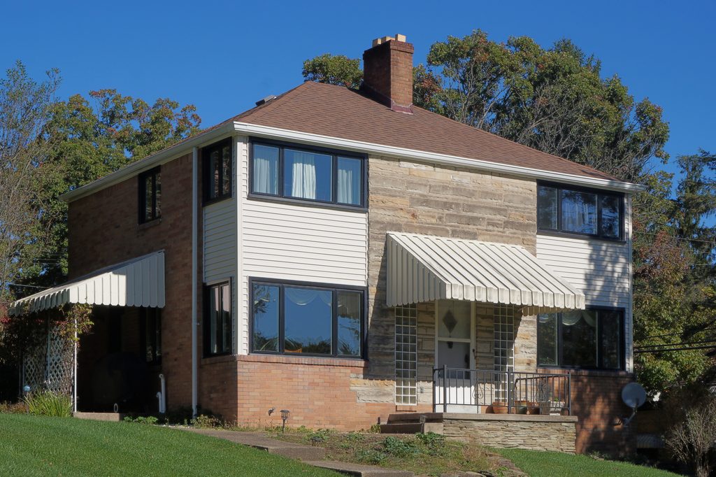 Cube-shaped house
